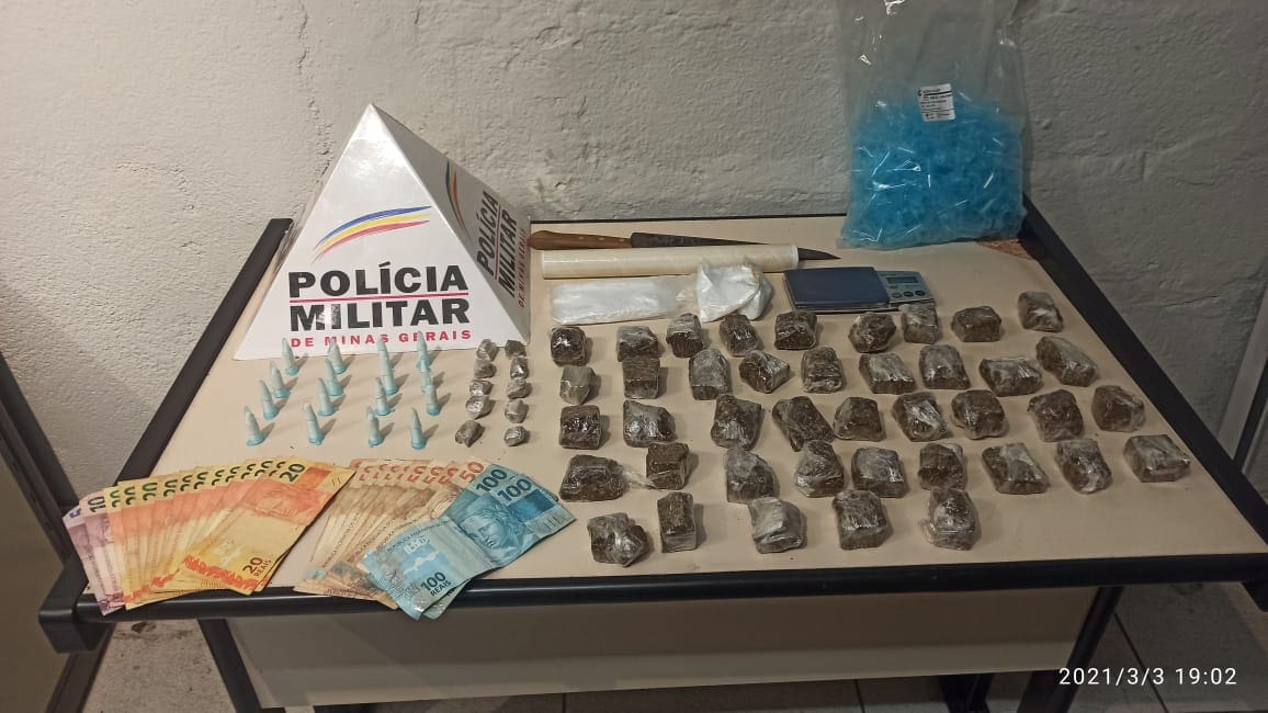 Após denúncia anônima, homem é preso com drogas no bairro Danilo Passos