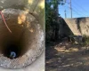 Homem cai de cisterna de 10 metros em Lagoa da Prata