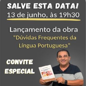 Professor Elmo Fernandes faz lançamento da nova obra “Dúvidas Frequentes da Língua Portuguesa”
