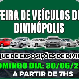 Divinópolis: Feirão de veículos acontece neste domingo (30); confira a programação