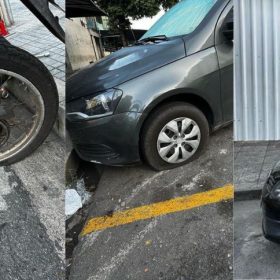 Sete veículos estacionados têm pneus furados no Centro de Divinópolis