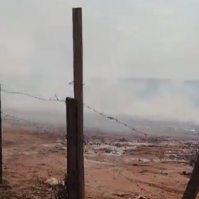 Bombeiros atuam em incêndio em Divinópolis